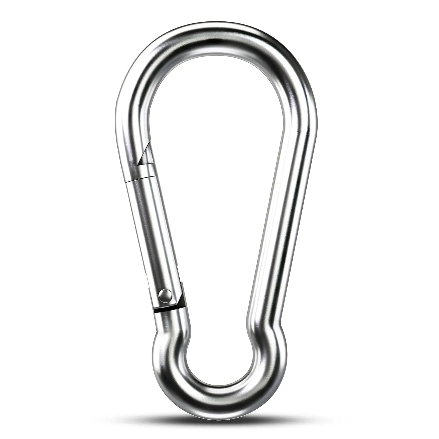 Large Carabiner Clip Hooks, 1pc 4 inch Carabiner Heavy Duty, 304 Stainless Steel Spring Snap Hook s Camping Hanging Hiking Weight Lifting, Metal Clips  Rope or Chain