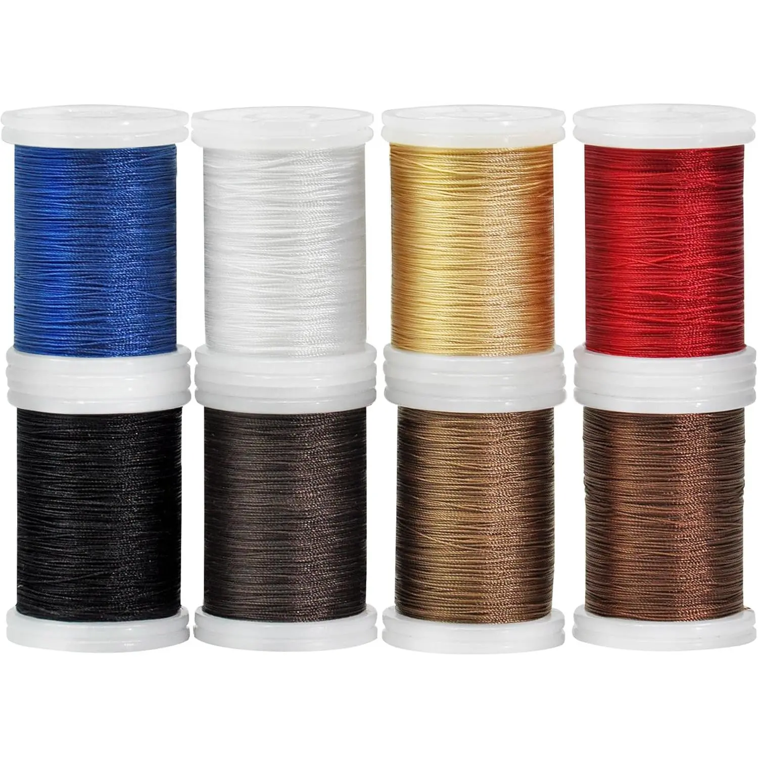 Heavy Duty Upholstery Thread Kit - 8 Spools Bonded Nylon, 218 Yards/Spool for Sewing Machines, Leather & Denim Repair, DIY Crafts (8  Colors)