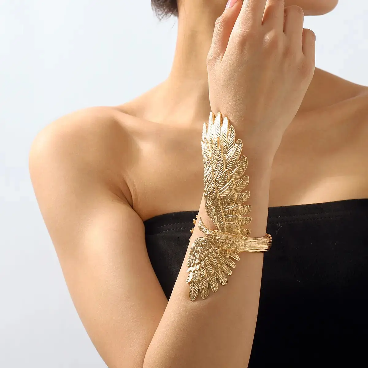 [Gift bracelet] Personalized exaggerated eagle bracelet punk style animal bracelet creative bracelet