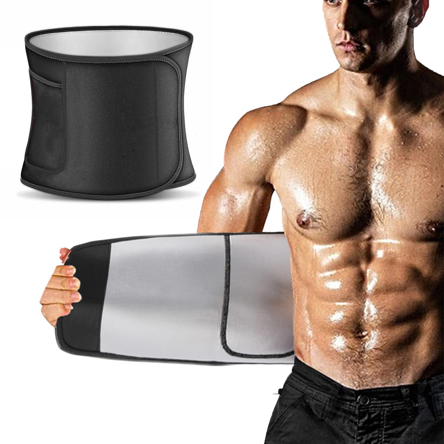 Sports Waist Trainer, Unisex Sweat Waist Trainer, Comfortable Sauna Sweat Belt, Fitness Waist Trainer, Waist Trimmer Cincher, Exercise Waistband, Sports & Outdoor Accessories