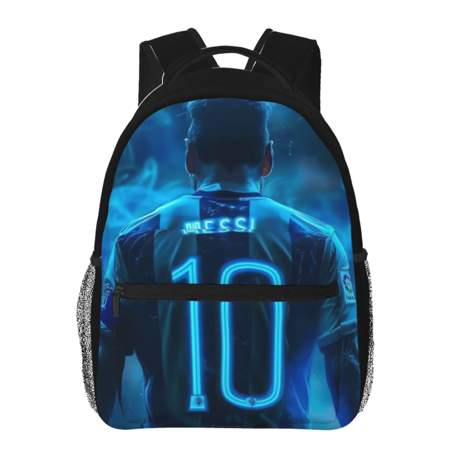 Anime Messi 9Printed Backpack, Cute School bag for Girls Boys Teens, Cartoon Backpacks Kawaii Kids Lightweight backpack with adjustable straps Bookbag, Travel, School, College, Work, Backpack, Daily Use