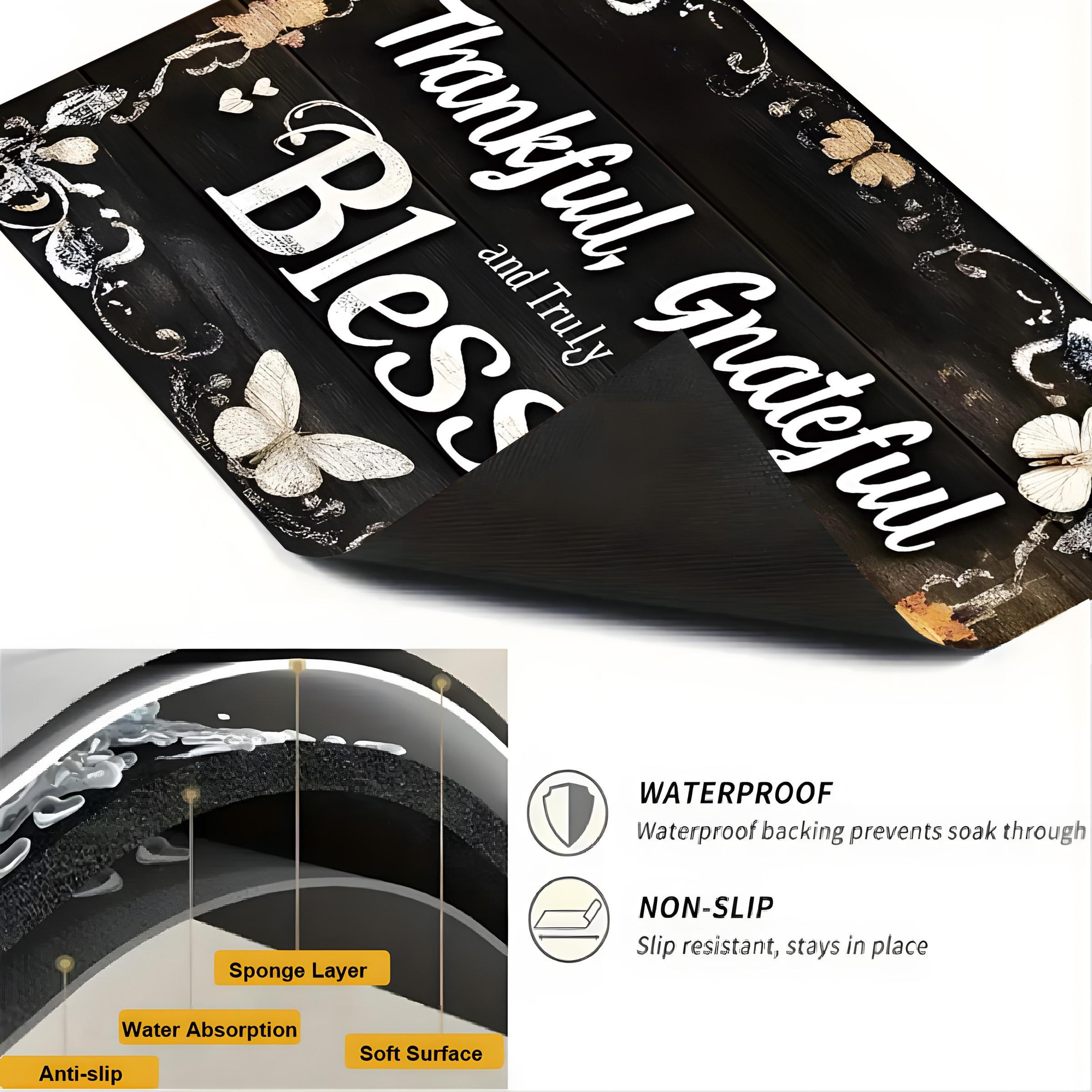 Thankful Themed Pattern Gas Stove Cooktop Panel Protector Cover, 1 Count Heat & Scratch Resistant Stove Top Protector, Multipurpose Cooktop Cover for Flat Top Oven, for Kitchen Stove Plate