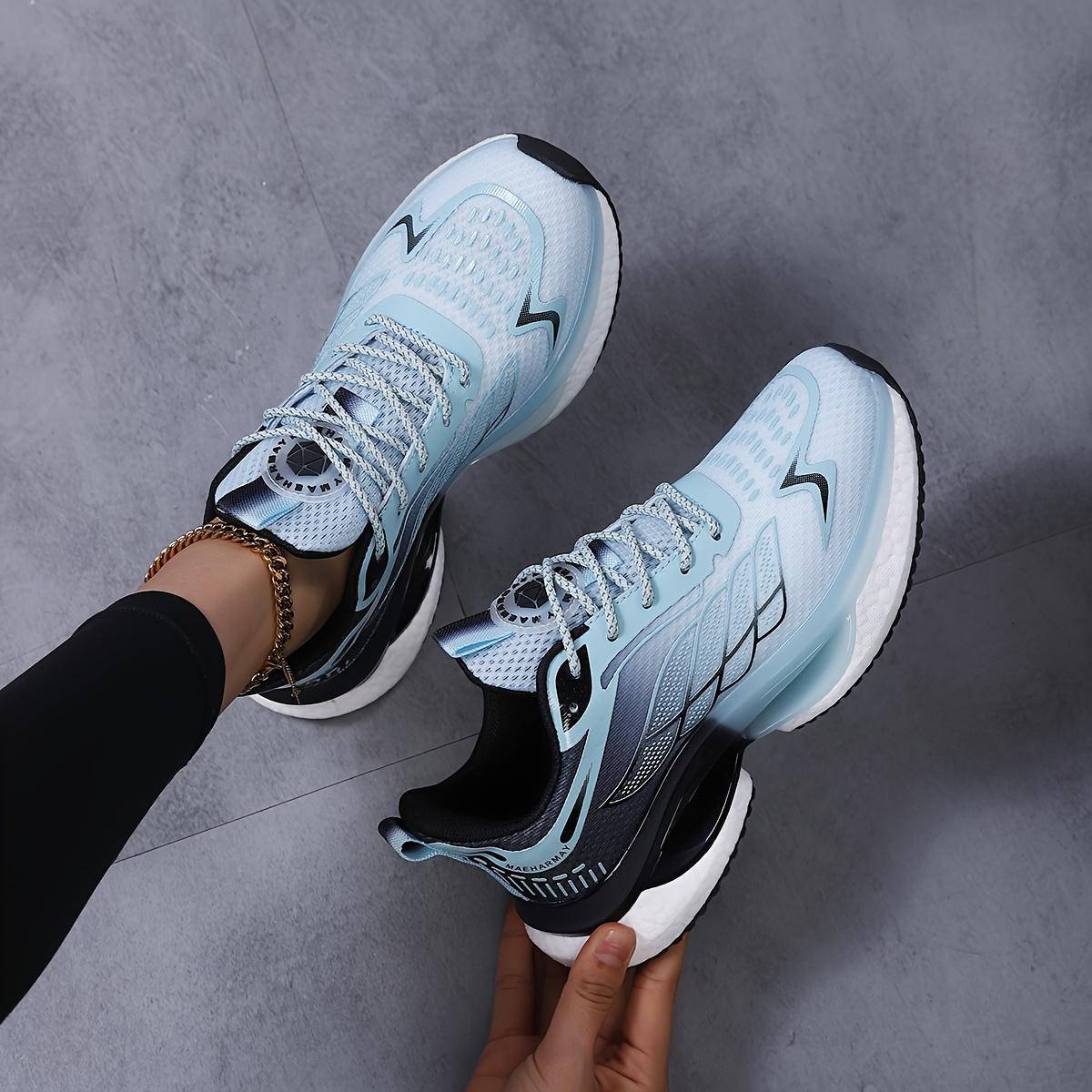 Women's Large Size 6-12 Athletic Casual Shoes - Lightweight, breathable mesh running shoes with shock absorption, non-slip sole, lace-up closure, Low-top design for all seasons SpringStatements