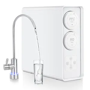 Under Sink Tankless Reverse Osmosis System, 600 GPD, 7-Stage Filtration, 2:1/4:1 Pure to Drain, Smart Faucet with Reminder, Reverse Osmosis Water Filter for Home & Office