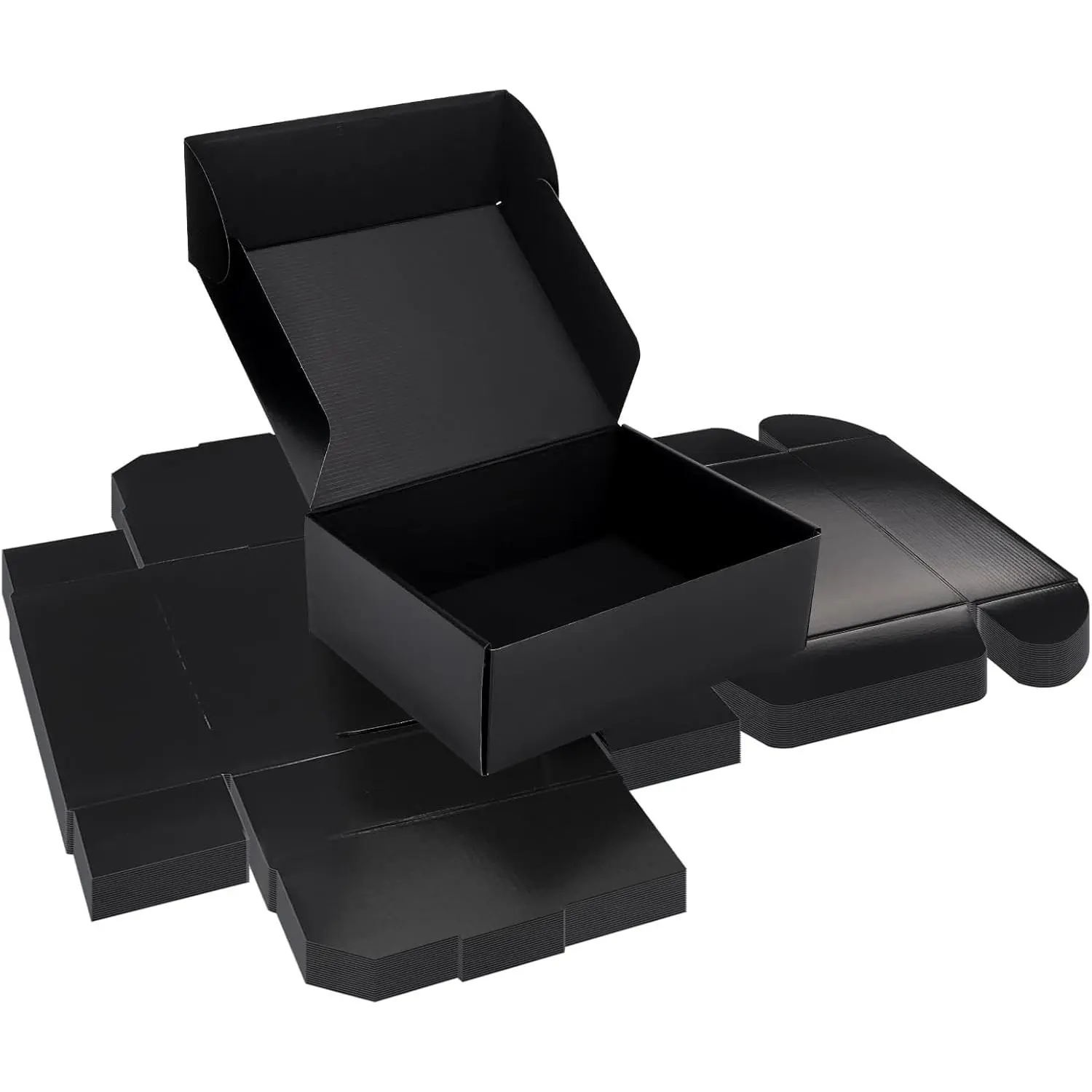 Black Shipping Boxes (11.6x8.9x3.9 in, 20 Pcs) - Corrugated Cardboard Mailer Boxes for Small Businesses Pet Supplies Shipping Packaging