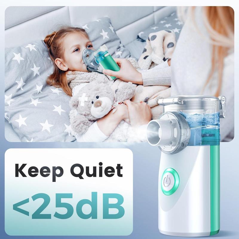 Portable Ultrasonic Air Humidifier, 1 Set USB Rechargeable Compact Air Humidifier with Double Power Modes, Body Care Product for Home & Travel, Usb Humidifier Machine