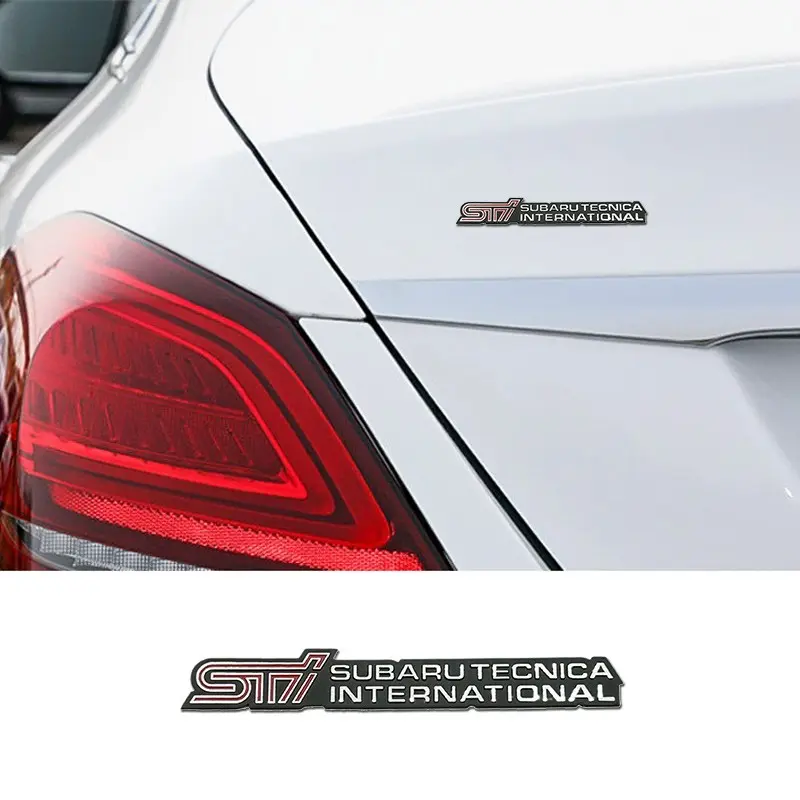 1pcs 3D Abs Car Trunk Sticker, off Road Decals for Subaru Sti Xv Impreza Forester Tribeca Brz Wrx Ascent Levorg, Auto Badge Emblem
