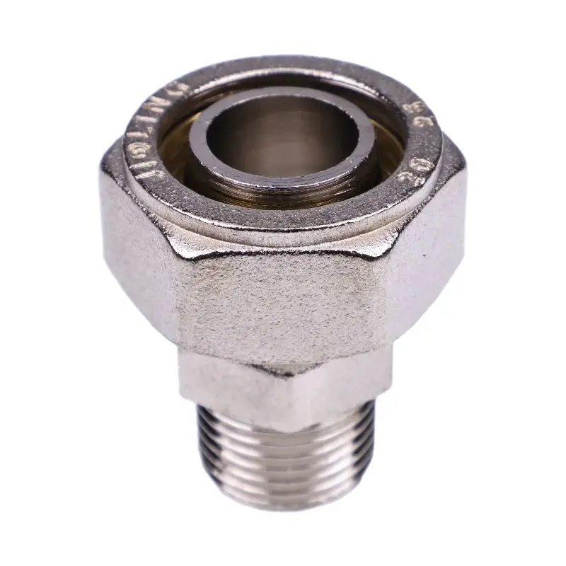 FridayParts NPT Threaded Straight Adapter (1/2" NPT, M8005) for Maxline 3/4" Tubing, Enables Inches-Sized Tubing Connects