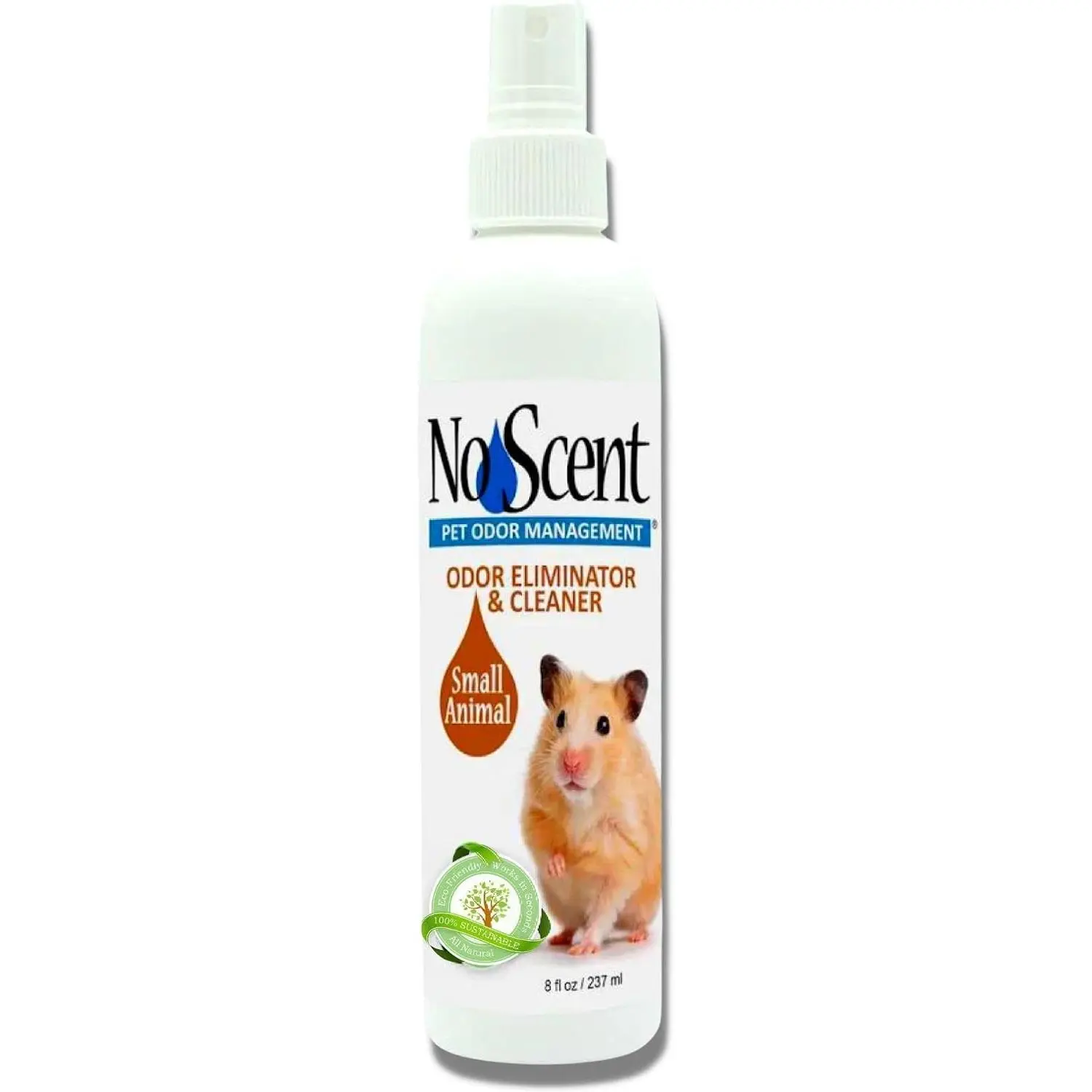 Small Animal Guinea Pig Cage Cleaner Hamster & Rabbit Habitat Pet Odor Spray (8 Fl Oz / 237 mL)