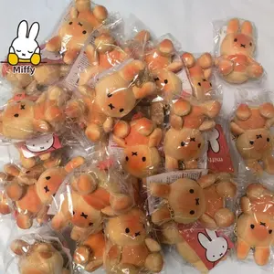 Anime Miffy Cute Plush Toys Bread Miffy Rabbit Dolls Birthday Presents Keychains Bags Decorations Best Gifts for Friends