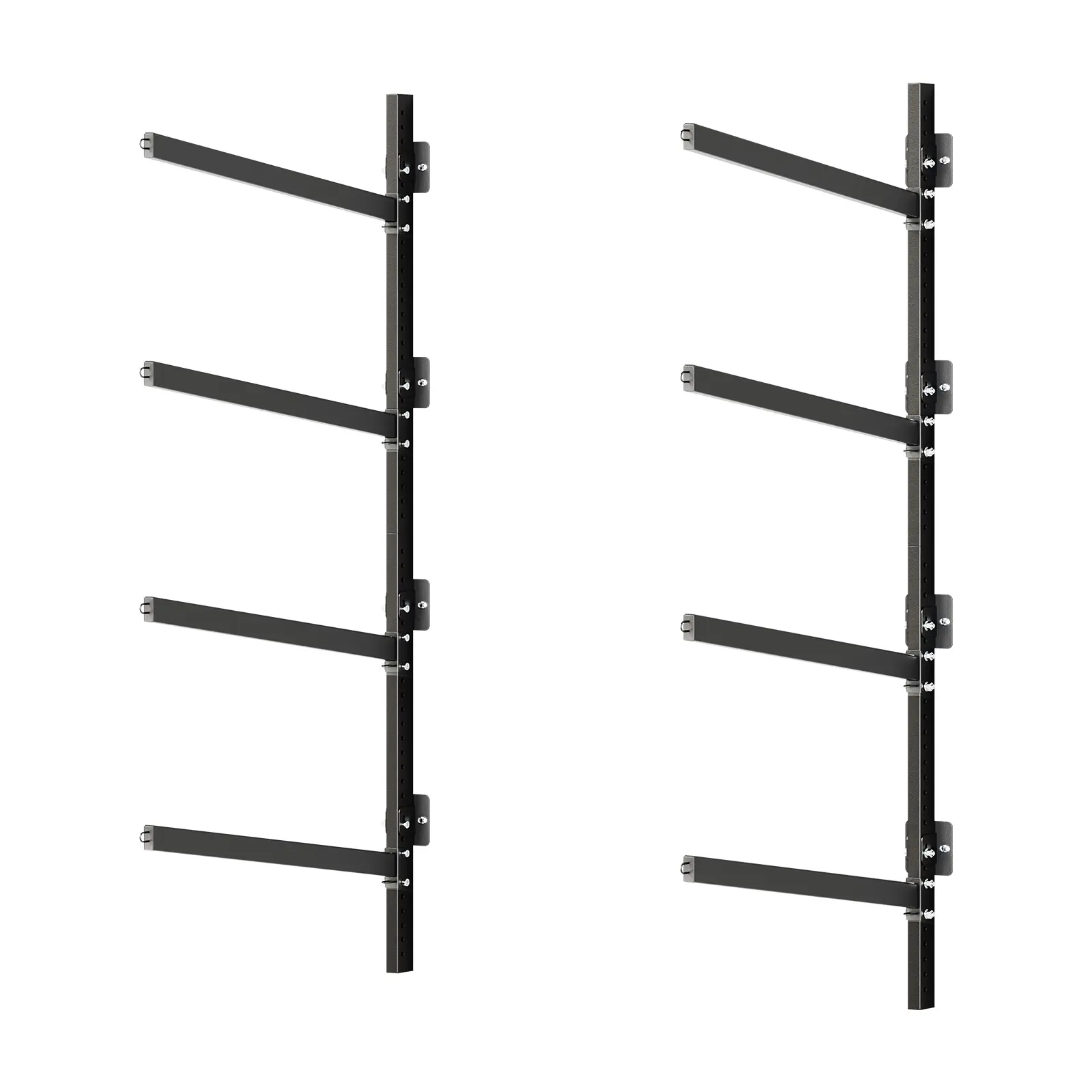 Kayak Storage Rack for 4 Kayaks, Holds 300 lbs, Heavy Duty Adjustable Wall Mount Stand for Indoor Outdoor Garage Shed Dock, Storage Holder for Canoe, Small Boat, SUP, Surfboard & Paddleboard