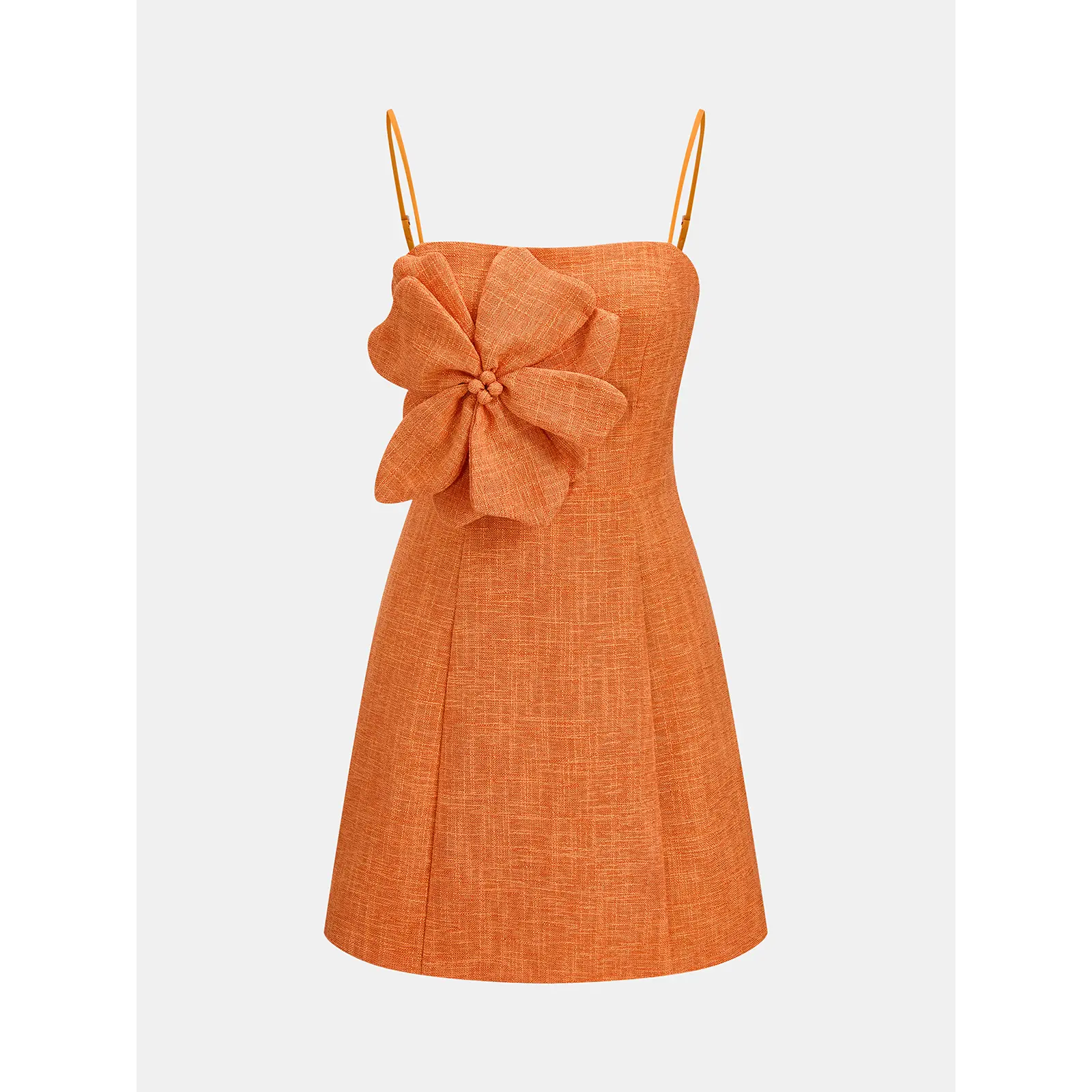 3D Floral Applique Cami Mini Dress