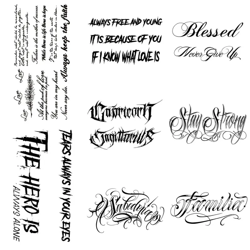 Short slogan: Semi permanent tattoo, waterproof and long-lasting for 7-15 days, cool style, Ephemeral Tattoos, Temporary Fake Tattoo, herbal temporary tattoo sticker 11 * 18cm arm neck water transfer printing process