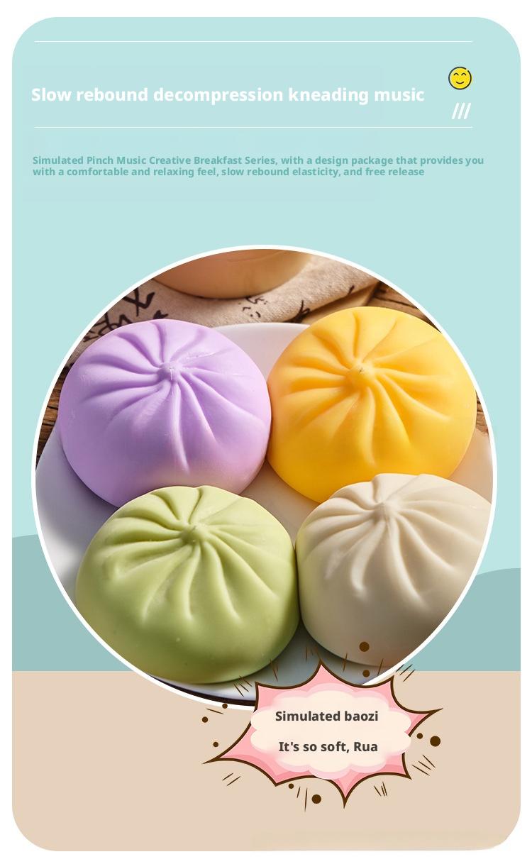 4-Pack, 2-Pack, Galaxy Dumpling Toy Squishy - Mystery Bun Fidget Toy, Soft TPR Material, 3.35" x 2.17", Stress Relief, Random Style per Pack Sleep Aid and Stress Relief super rare glitter