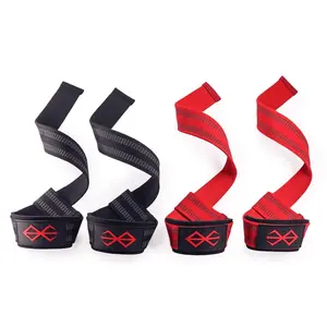 1 Pair Wrist Wraps Anti-slip Fitness Wristband Gym Strength Training Deadlift Squat Straps Pull Up Weightlifting Wrist Support