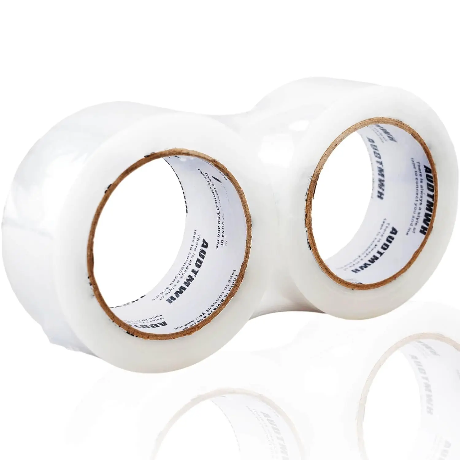 Packing Tape Refills, Clear, 1.88" x 60 yds, 2 Rolls | Packaging Tape Heavy Duty Designed for Moving, Shipping and Packing, Mailing