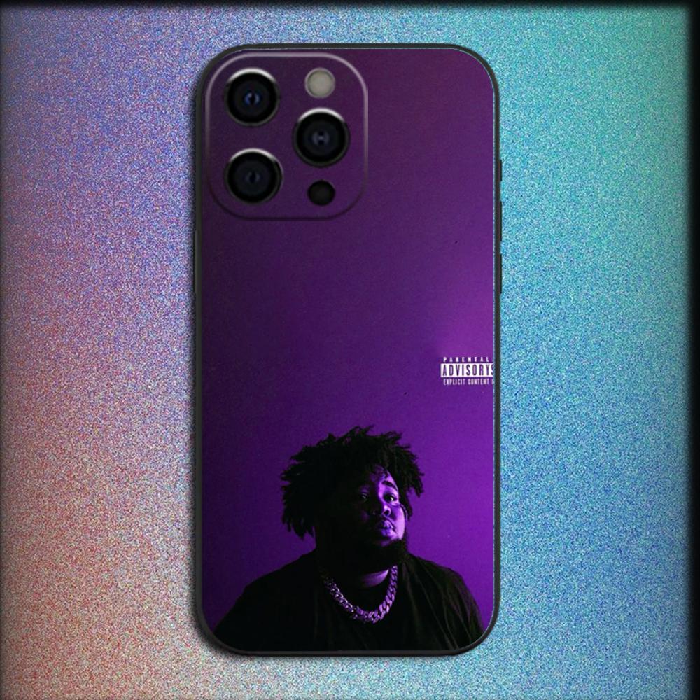 Rapper R-Rod Wave Phone Case For iPhone 17,16,15,14,13,12,11,Pro,X,XS,Max,Plus,Soft Black Cover
