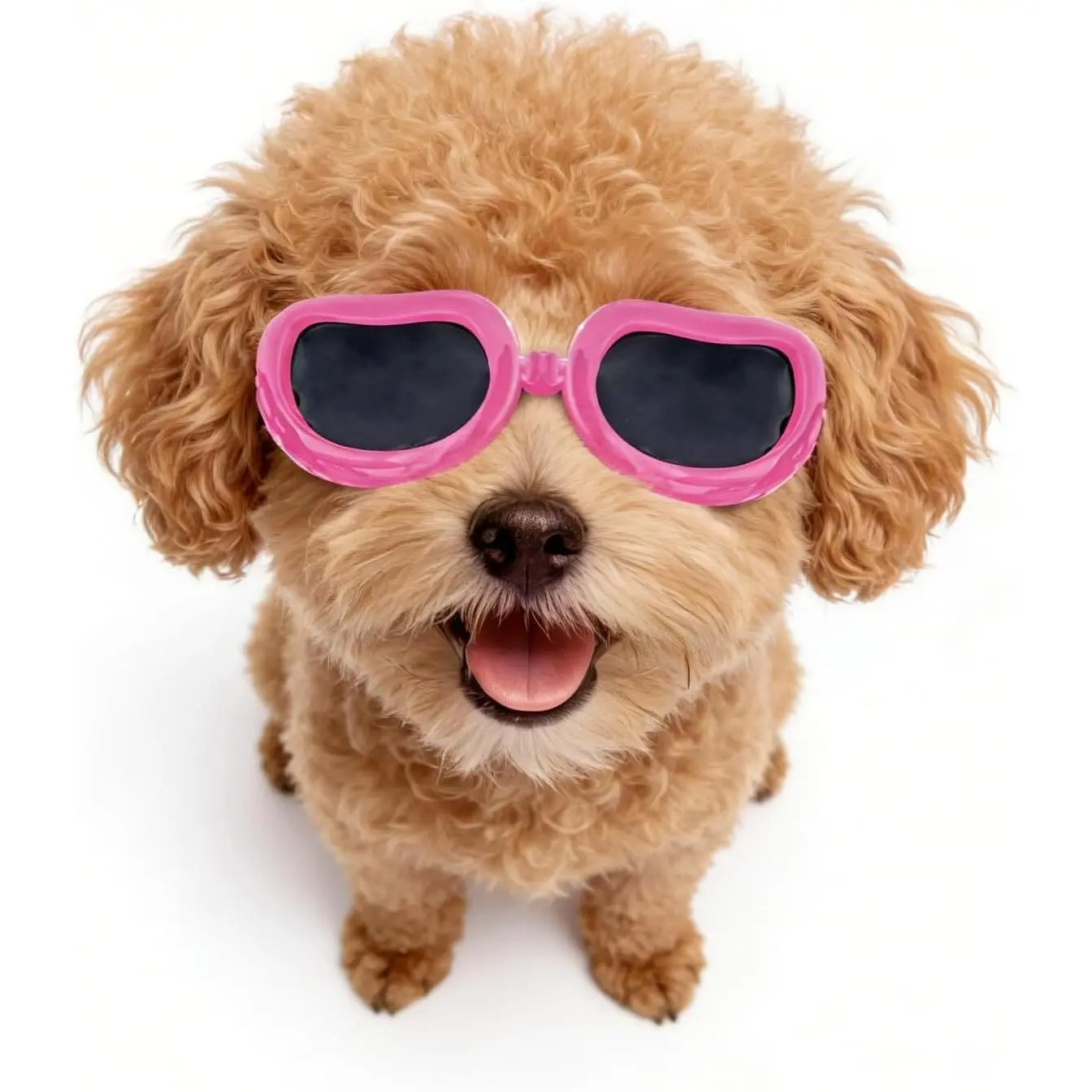 Goggles Small Breed,  Sunglasses UV Protection, Cycling Eye Protection for Small Dogs, Breathable Windproof  Anti-Fog, Adjustable Straps, Classic