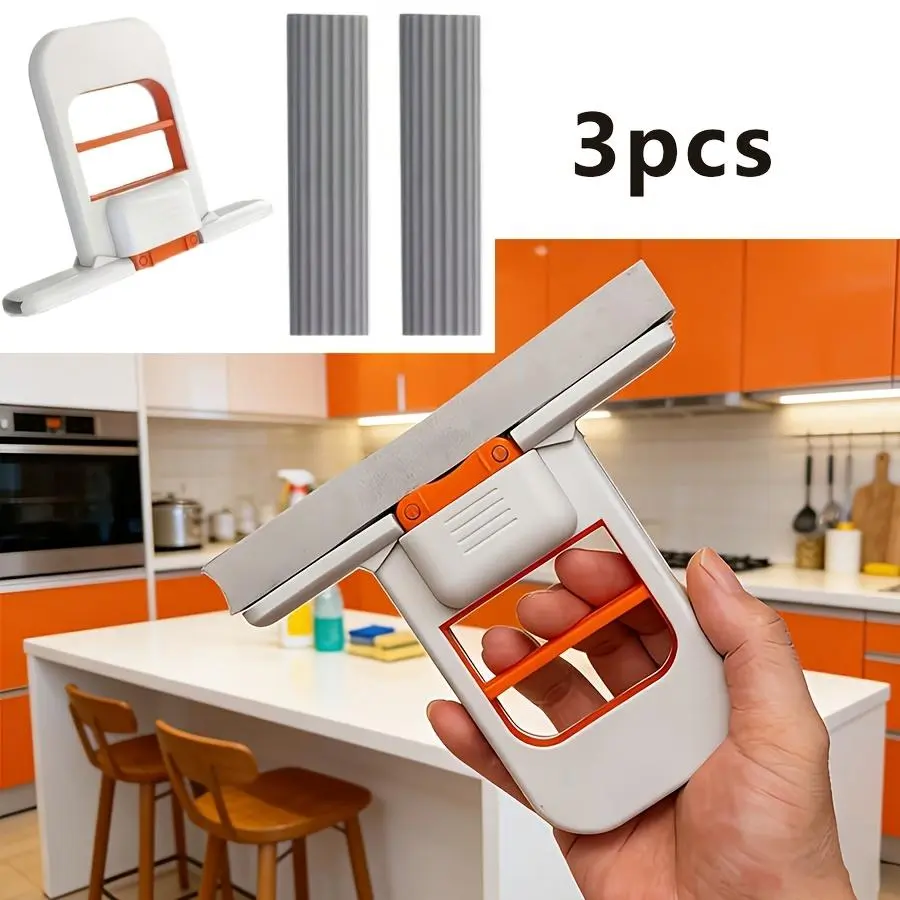3pcs Washable Desktop Cleaner - Quick-Clean Design, Foldable Space-Saving, Hands-Free System, Durable Plastic, Compact for Home & Office - Specialty Kitchen Utensil Gadget