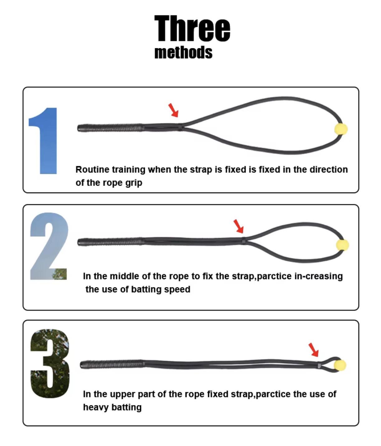 Golf Swing Rope Tempo Training Aid to learn the correct tempo in your golf swing and generating natural power.Amazing golf accessory and you can practice even without golf ball.Easily packable so you can put them in your golf bag and while you’re travel