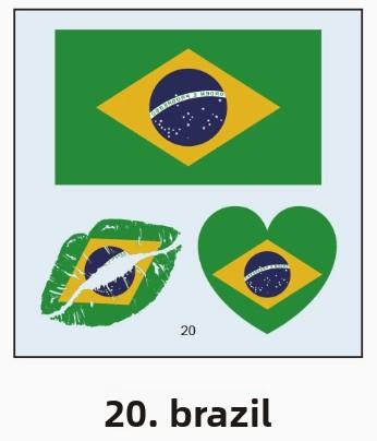 Pour Choices 2026 New Design USA, Canada, and Mexico World Cup Flag Temporary Tattoos, Football Match and Sports Event Water Transfer Face Stickers