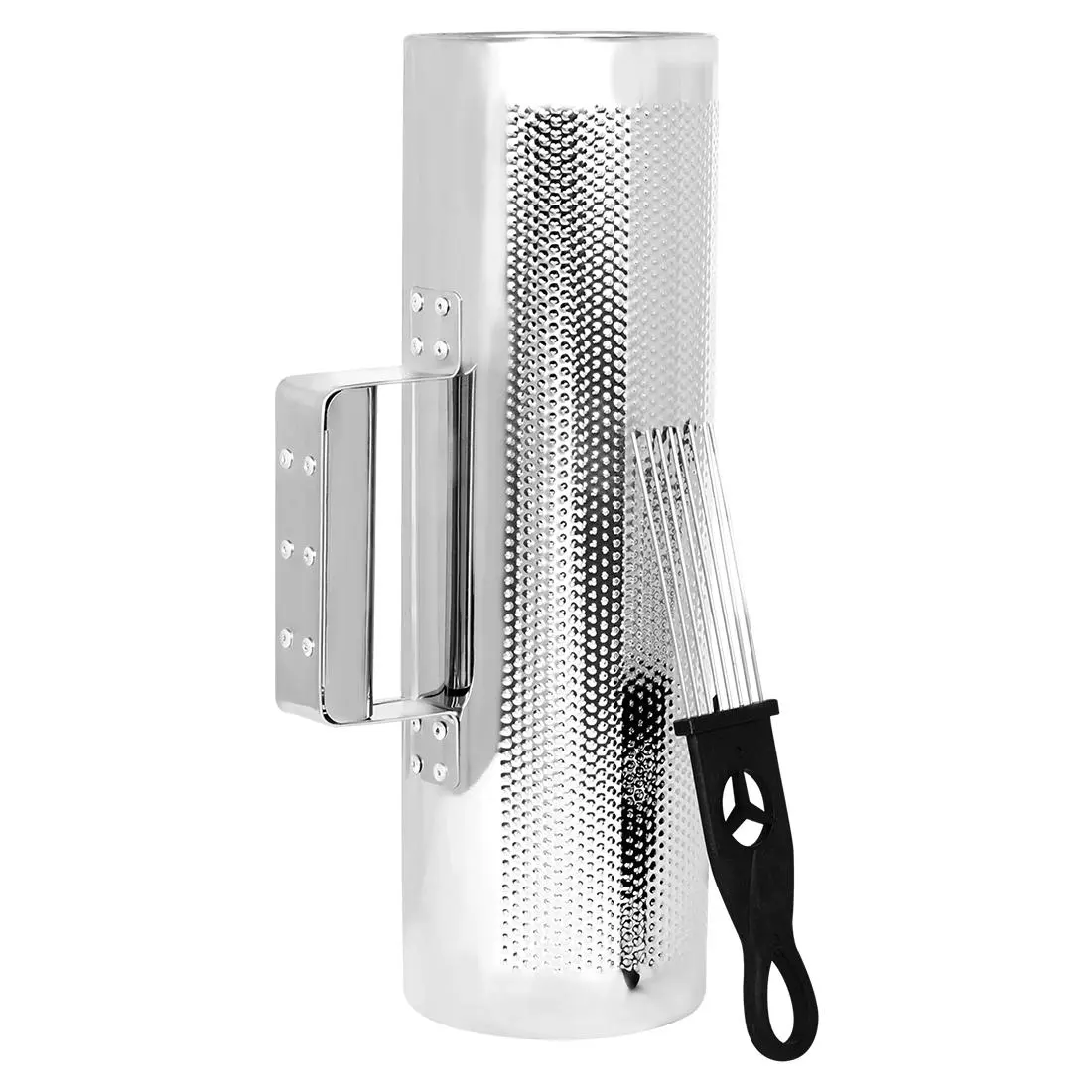 Aluminum Metal Guiro Orff Percussion Rhythm Instrument, 32*10cm Handheld Metal Scrape Percussion With Scraper Stick For Music Teaching, Band Performance And Party Entertainment