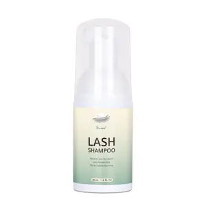 Eyelash Shampoo, Gentle Oil-fee Lash Shampoo / 1.01 fl.oz / 30ml / Makeup Remover/Eyelid Foaming Cleanser / Wash for Extensions & Clusters & Natural Lashes, Supplies for Professional & Home Use