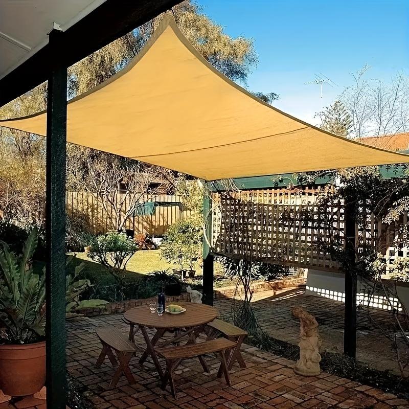 1pc Shading Rectangular Sunshade for Outdoor Activities, Garden balcony, rooftop, swimming pool, car sunscreen and sunshade net, easy to install, for summer escape