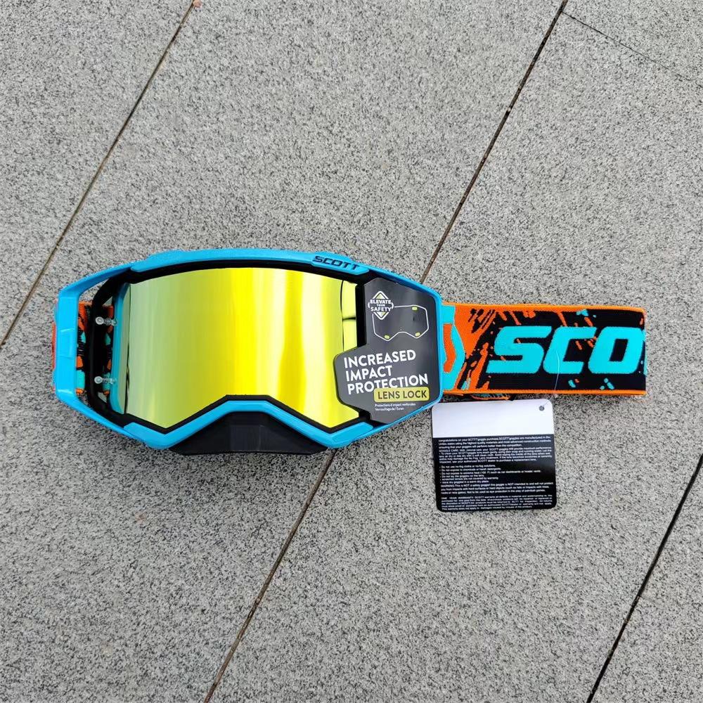 Motorcycle Goggles-TPU Frame Anti-Wind Dust Snow Off Road ATV Dirt Bike Ski Goggles for Riding, Snowboarding & Sports mx atv dirt windproof goggles cycling sunglass outdoor glasses bicycle glasses unisex eye glasses good r glasses performance eyewear