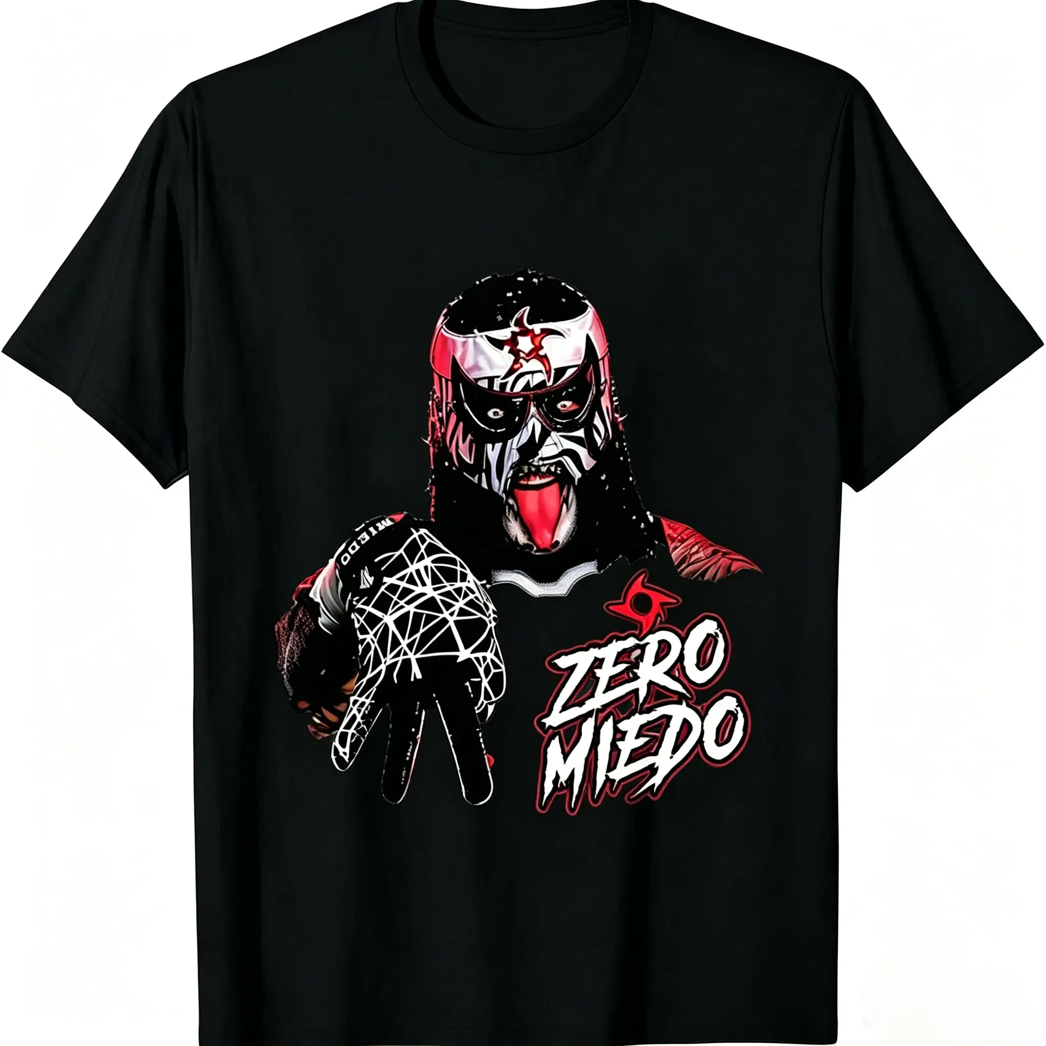 🤼‍♂️[100% Cotton]Pentagon Jr Cero Miedo Inspired Graphic T-Shirt Unisex Men Women Lucha Libre Wrestling Fan Tee Retro Streetwear Cotton Short Sleeve Outfit🔥