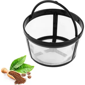 Reusable Coffee Filters 4-8 Cup, Coffee Filter Basket Universal Coffees Filter Replacement Safety Nylon Mesh Reusable Filters for Coffees Makers and Brewers