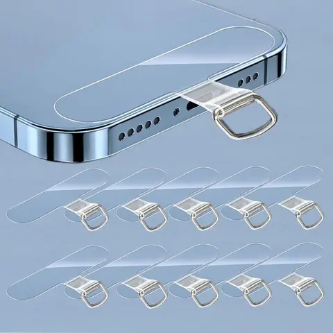 Clear Phone Lanyard Protector, Mobile Phone Lanyard, Phone Accessories, Multipurpose Anti-lost Phone Lanyard Connector for Most Phones, Phone Lanyard Accessories for Women & Men, for Phone Sling, Aesthetic, Cellphone, Cell Phone Charm, Phone Chain