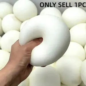Japanese Style Slow Rebound Plastic Steamed Bun, Stress Relief for Students, Handmade Outer Shell, Minor Stains, Perfect for Class