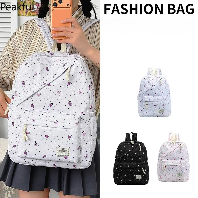 Minimalist Versatile School Backpack, Lightweight Casual Daypack for College Commute & Short Travel, Multi-Compartment Organizer with Laptop Sleeve