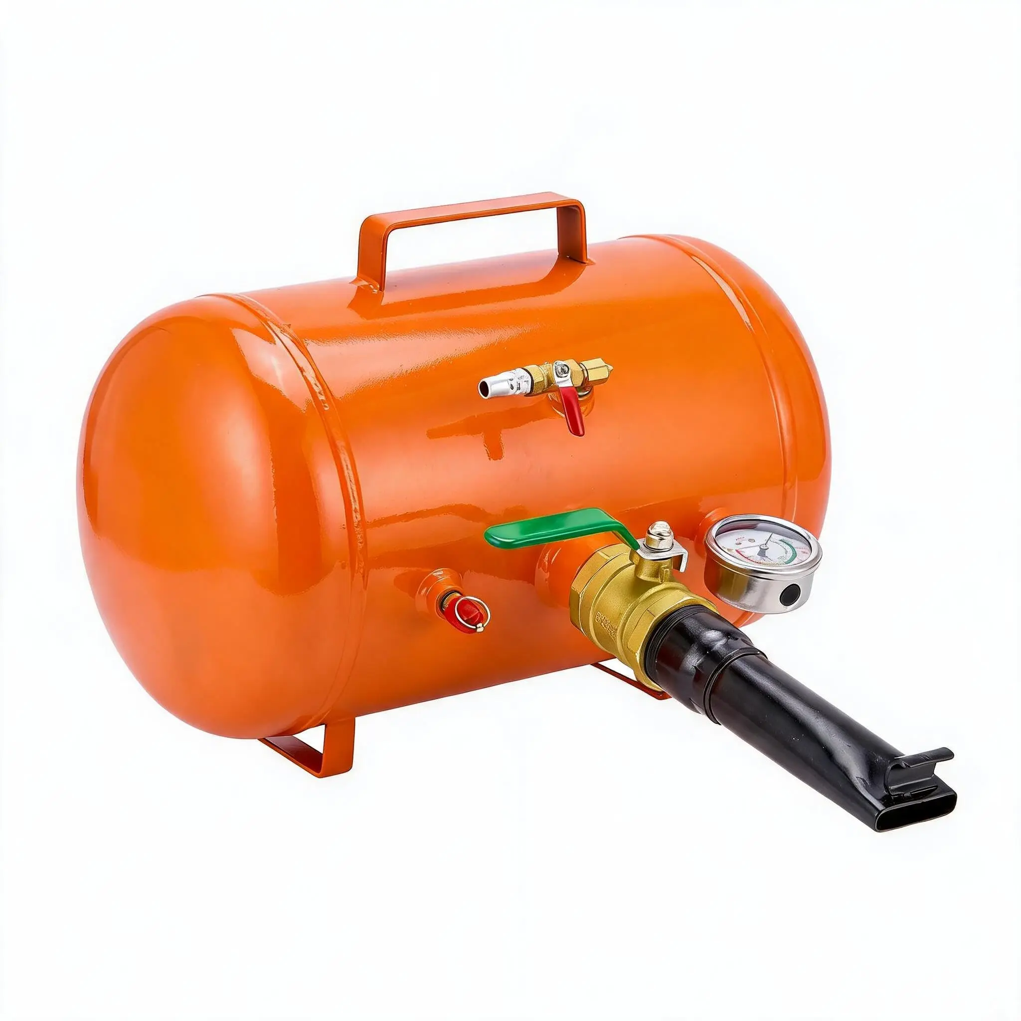 Tire Bead Seater with Pressure Gauge & Handle, Air Tire Bead Blaster for Efficient Tire Installation, Easy Bead Seating, Heavy-Duty Garage Shop Tool for ATV Tractor Lawn Mower Tubeless Wheel