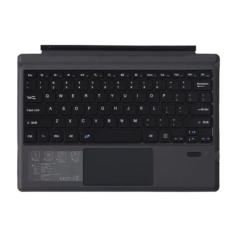 GAOMON FT-1089D Wireless Keyboard with Touchpad - Backlit/Reg. Versions, Compatible with Surface Pro 3,4,5,6,7 (Computers & Office Keyboard Accessory)