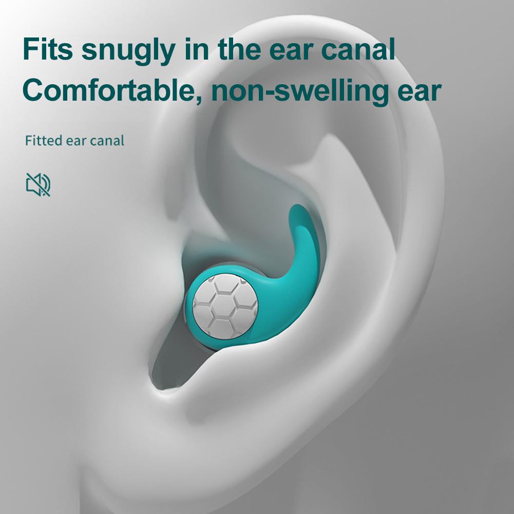 Silicone Noise Cancelling Earplugs Noise Filter Sleep Swimming Waterproof Three Layer Mute Earplugs wireless in-ear earbuds esrbuds audio earphone bluetooth-compatible  wireless earphone music video