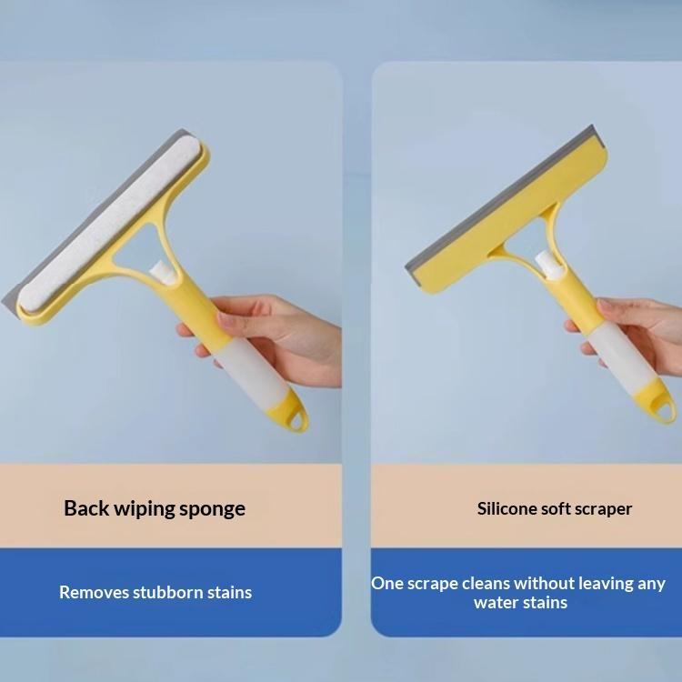 3-in-1 Window Cleaner, Squeegee Scrubber Spray Tool| Streak-Free Cleaning for Windows, Mirrors, Car Windshields| Lightweight & Easy to Use​