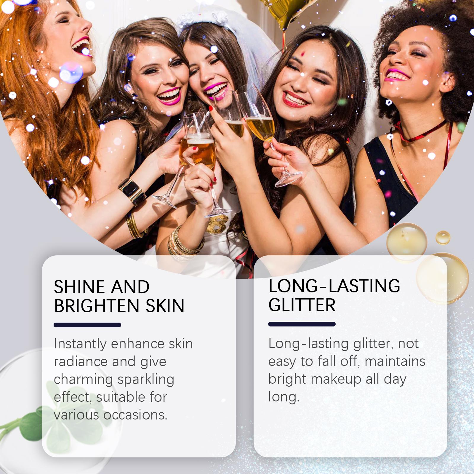 EELHOE High Gloss Highlighting Powder Spray - Glowing Spray, High Gloss Spray, Natural and Spherical Long-lasting Highlighting Powder.Gentle and non-irritating.The perfect choice for enhancing beauty.