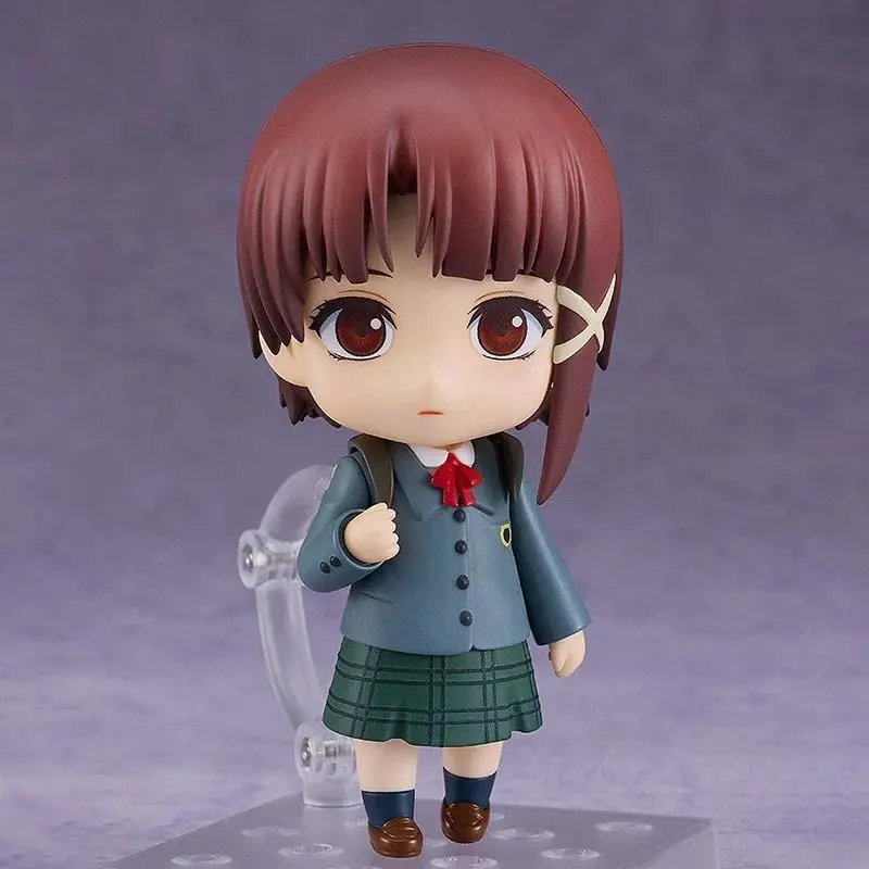 Nendoroid 2356 Iwakura Lain Serial Experiments Anime Chibi Pvc Posable Action Figure Collectible Desktop Ornament For Anime Fans