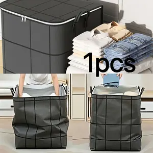 Large-Capacity Foldable Storage Bags for Clothes and Quilts, Durable Dustproof Organizer Solution, Bedding Storage Bags, Perfect for Home or Dorm Use, Moving and Seasonal Storage, Space-Saving Bags, Zipper Bag, Clothing Storage Bag