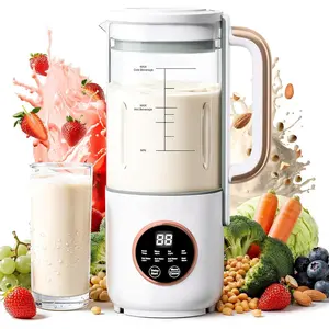 Automatic Nut Milk Maker, 35 oz(1000ml) Homemade Almond, Oat, Soy, -Based Milk and Dairy Free Beverages, Almond Milk Maker with Delay Start/Keep Warm/Boil Water, Soy Milk Maker with Nut Milk Bag