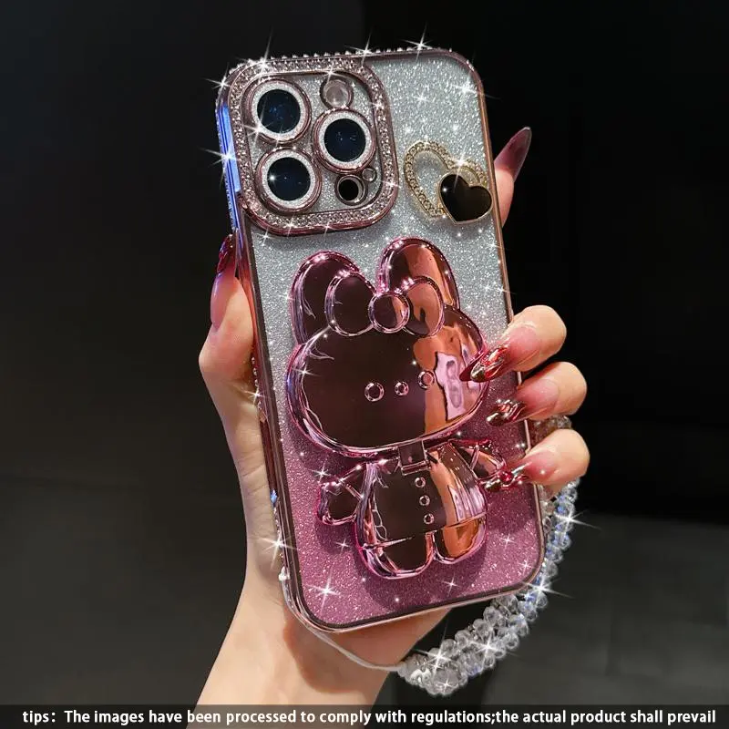 High-End Beaded Bracelet Phone Case, Drop Protection for iPhone 17 Pro Max, 16 Pro Max, 15, 14, 13, 12, 11, Stylish and Durable