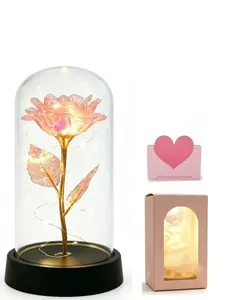 Valentine's Day Christmas Mother's Day Gift, Luxury Creative Gift, Glow Simulation Ornament, High Aesthetic Decorative Lamp Set