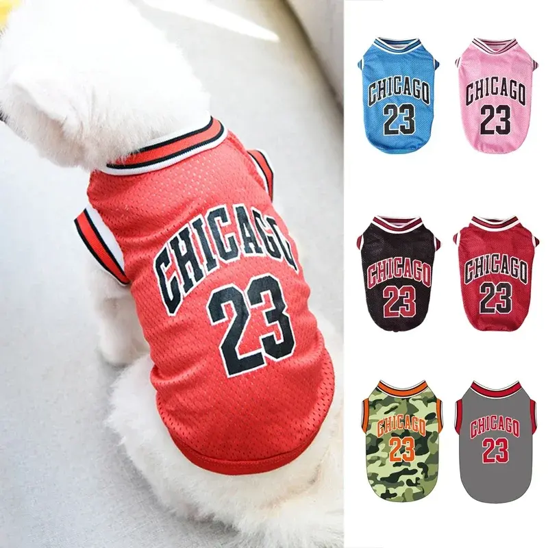 Breathable Mesh Dog Jersey | Sporty Basketball Tank for Summer Play | Lightweight & Cool Pet Apparel for Small to Large Dogs