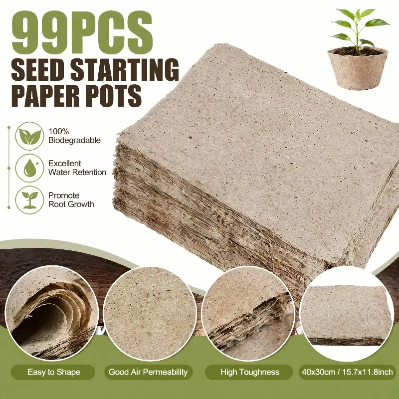 99-Sheet Bulk Pack Mulberry Craft Paper - Natural Fiber, Textured Surface Crafting Base with Handmade Look for Scrapbooking, Office Stationery & Supplies Needs