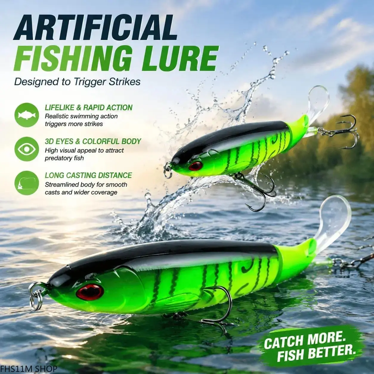 Rotating Tail Swimbait Lure, Jointed Artificial Bait with a Stainless Steel Anti Rust Hook for Angling Fishing, Fishing Lures, Bass Fishing Lures