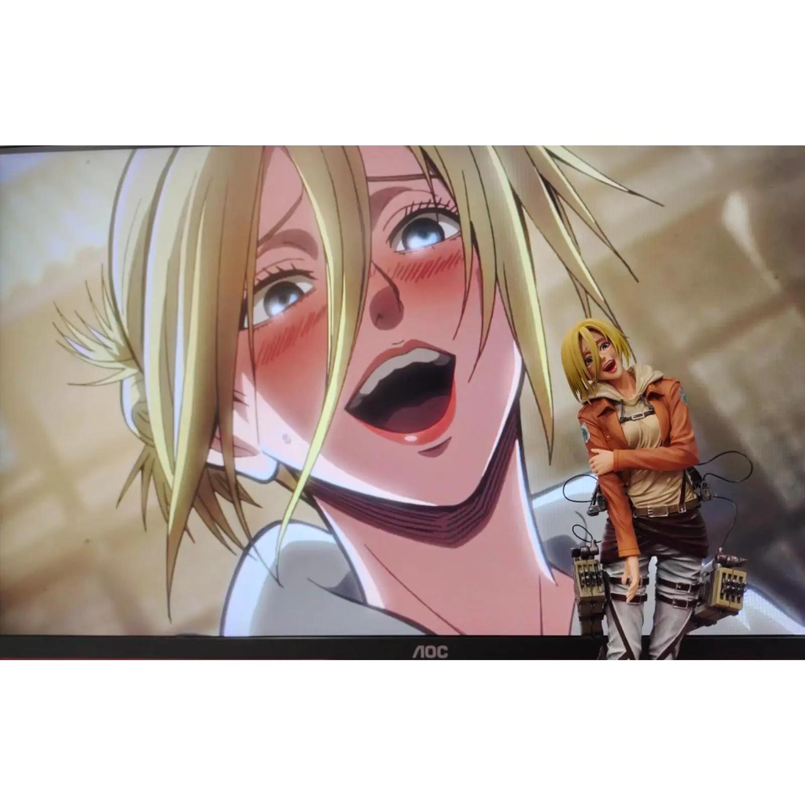 YYGK Anime Attack on Titan Annie Leonhart Shingeki No Kyojin Cosplay Cartoon Garage Kits Ornament Figures Model Accessory Gift