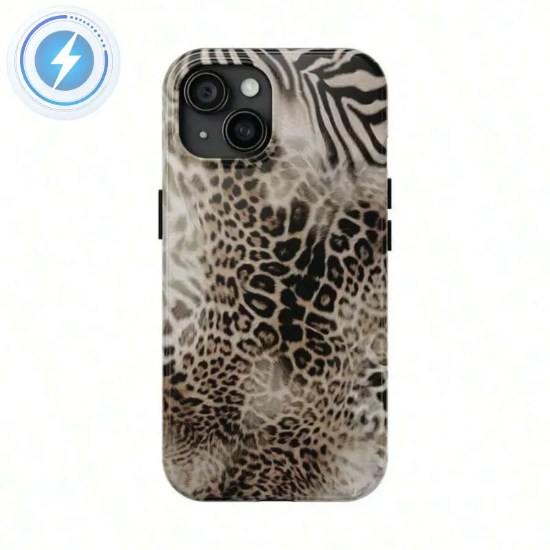 MagSafe Phone Case Animal Print Cheetah Zebra Tiger Phone Case, Phone Cases Phone Cover Hard Case Tough 2-Piece Phone Case for iPhone 13
