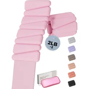 Pilates Weight | Wrist & Ankle Weights for Women | Weighted Bangles | 1LB/ 2LB Each (Set of 2)